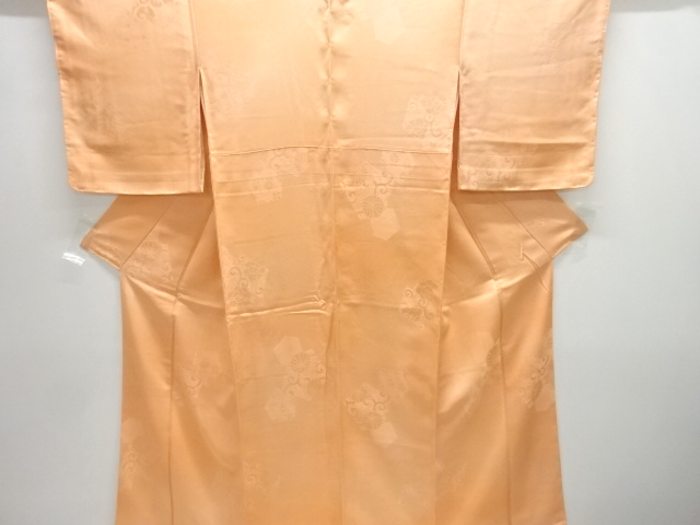 JAPANESE KIMONO / IROMUJI / WOVEN FLOWER ARABESQUE